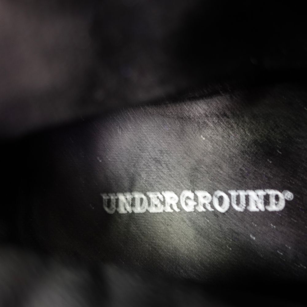 Underground Blitz Boots Winklepicker – Strap/Zip Ankle Boot – Dark Navy Suede - Picture 7 of 11